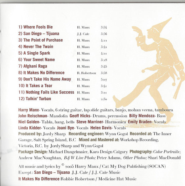Mantras for Madmen [Audio CD] Harry Manx