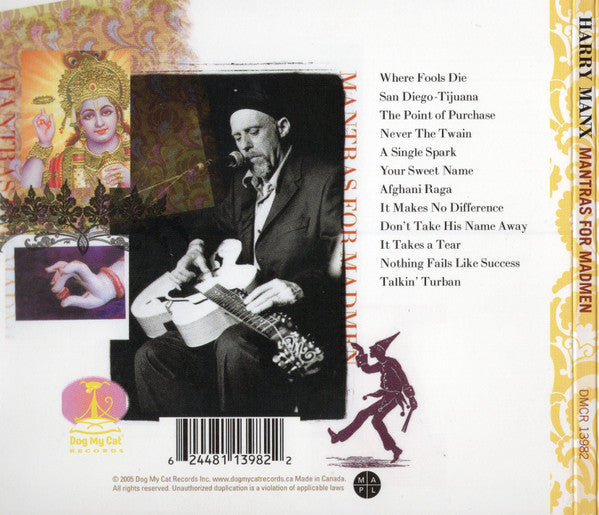 Mantras for Madmen [Audio CD] Harry Manx