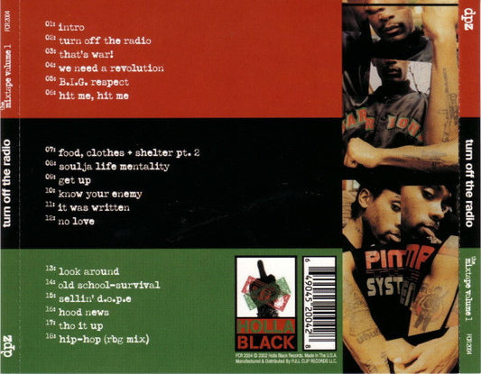 Turn Off the Radio The Mixtape Volume 1 [Audio CD] Dead Prez