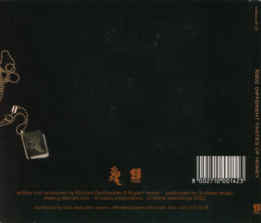 Different Tastes of Honey [audioCD] Tosca