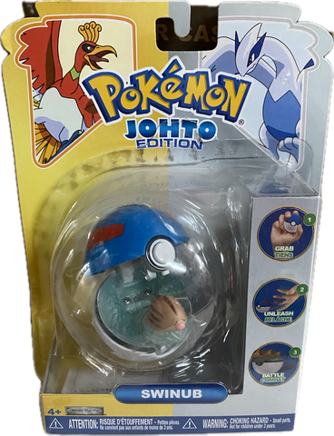 Pokemon Johto Edition Pop n Battle Swinub Pokeball