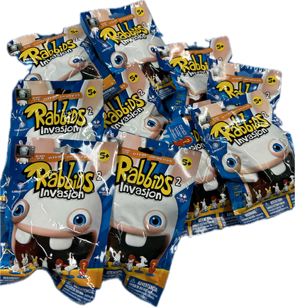 Bundle of 10x Blind Bag Raving Rabbids Invasion Series 2 Mini figurine