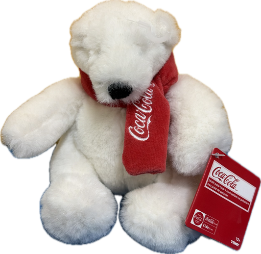 Plush Coca-Cola Polar Bear 6"