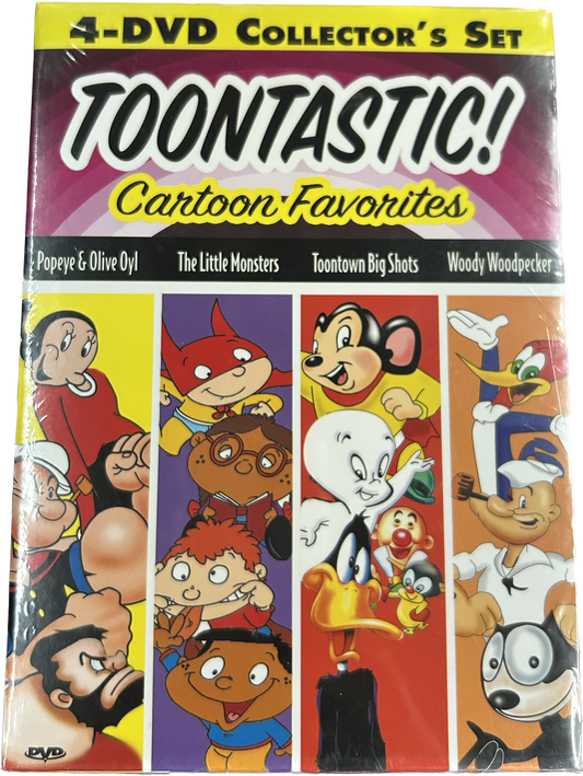 Toontastic Favorites 4-dvd Collector's Set: Popeye & Olive Oyl, The Little Monsters, Toontown Big Shots, Woody Woodpecker [DVD]