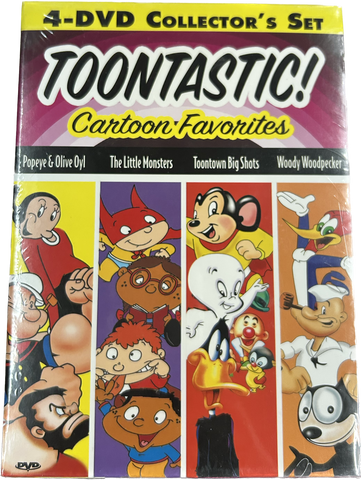 Toontastic Favorites 4-dvd Collector's Set: Popeye & Olive Oyl, The Little Monsters, Toontown Big Shots, Woody Woodpecker [DVD]