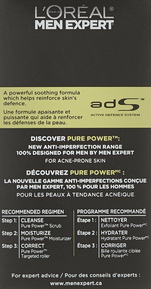 L'OREAL MEN PURE POWER MOISTURIZER DAILY CONTROL 50ML bundle X 30