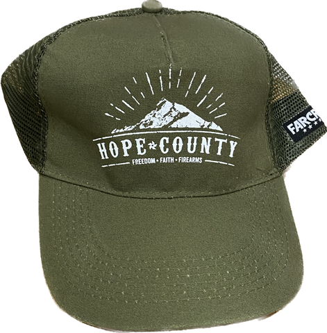 HAT CAP FAR CRY 5 HOPE COUNTY FREEDOM-FAITH-FIREARMS Breathable back (BASEBALL CAP)