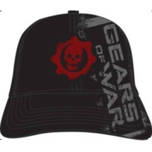 Hat Cap Gears Of War Side Logo Black