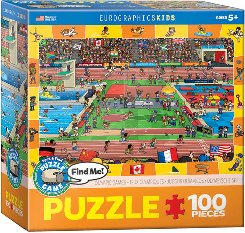 PUZZLE SPOT & FIND - OLYMPICS (100 PCS)