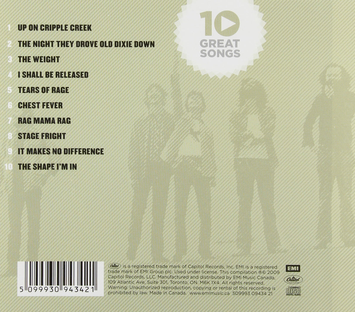 10 Great Songs [Audio CD] Band, The