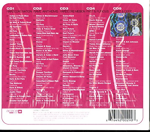 100 Anthems: Hardcore [Audio CD] 100 Anthems-Hardcore