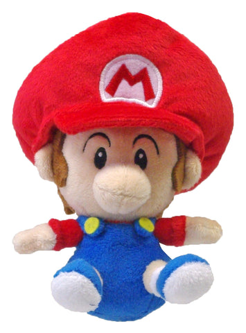 Little Buddy Super Mario All Star Collection Baby Mario Plush, 6"