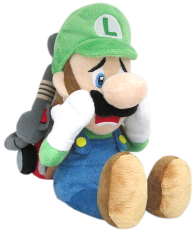 Little Buddy Luigi's Mansion Scared Luigi with Strobulb Plush 10"