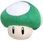 Little Buddy 1UP Green Mushroom Pillow Plush 11"
