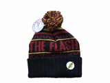 The Flash Hat Black With Pin One Size Fits All Tuque