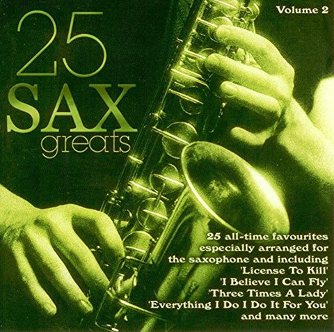 25 Sax Greats // Volume 2 [Audio CD] Various Artists