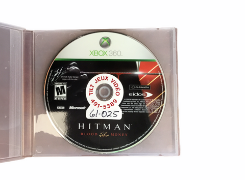 Xbox 360 Hitman Blood Money Disc Only Video Game T874