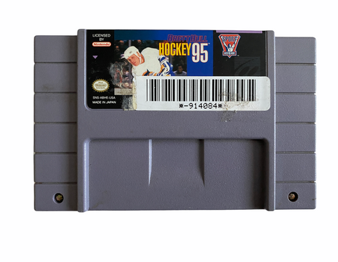 Nintendo Snes Brett Hull Hockey 95 Video Game T1122