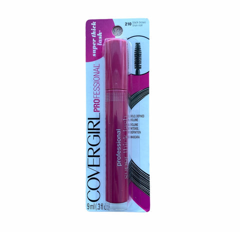Lot Of 2 Covergirl Professional Super Thick Lash Black Brown 210