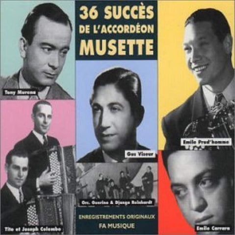 36 Succes de l'Accordeon Musette [Audio CD] Various Artists