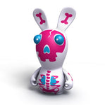 Rabbids Artoyz 9cm - Skeleton - Pink - [Figurine]