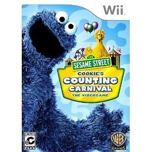 Wii Sesame Street Cookie's Counting Carnival Video Game T797