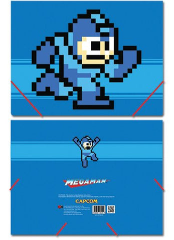 Megaman Mega Man Elastic Band Document Folder