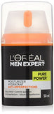 L'Oreal Paris Men Expert Pure Power Moisturizer, 50-Milliliter