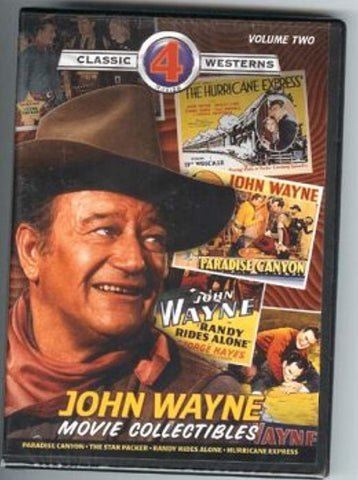 John Wayne Classic Western volume two 4 movies DVD black & white [DVD]