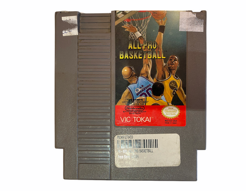 Nintendo Nes All Pro Basketball Video Game T1120
