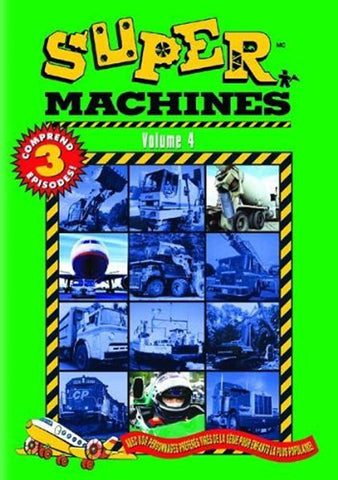 Super Machines - Volume 4 (A L'Aéroport, À La Cimenterie, À La Piste De Course) (Bilingual) (Version française) [
