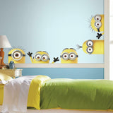 Minions Despicable Me 3 Peeking Minions Giant Peel and Stick Wall Decals by RoomMates, RMK3567GM