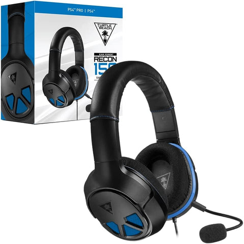 Turtle Beach Recon 150 PS4 Pro, PS4, Xbox One, PC, Mac and Mobile Compatible Wired Gaming Headset, Black
