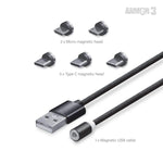 CHARGING CABLE SWITCH/PS4/XBOX1TYPE C/MICRO (6 MAGNETIC PIECES) - ARMOR3
