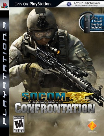 PS3 Socom US Navy Seals Confrontation Video Game With Bluetooth T847