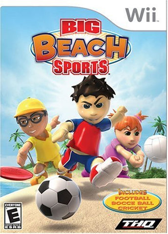 Wii Big Beach Sports Video Game Nintendo T797