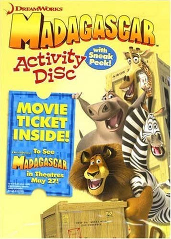 Madagascar Dvd Activity Disc