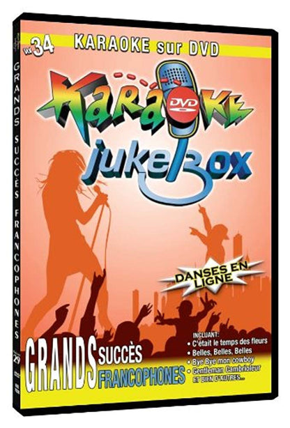 Karaoke Jukebox Vol. 34 - Grands Succes Francophones (Version française) [DVD]
