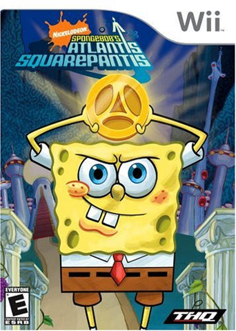 Wii Spongebob Squarepants Atlantis Squarepantis Video Game Nintendo T804