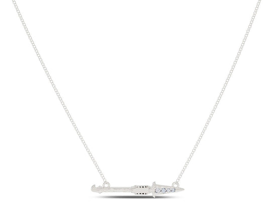 Diamond Spear Pendant in Sterling Silver - Assassin's Creed Odyssey