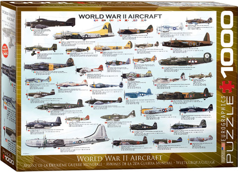 WWII Aircraft - 1000 pcs Puzzle