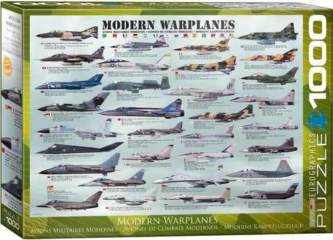 EuroGraphics Modern Warplanes 1000 pcs Puzzle