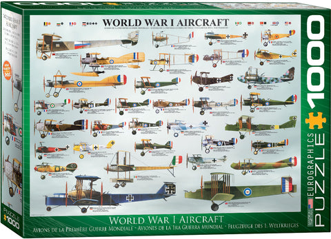 EuroGraphics World War I Aircraft 1000 pcs Puzzle