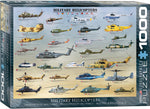 EuroGraphics Military Helicopters 1000 pcs Puzzle