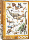 EuroGraphics Dinosaurs of the Jurassic Period 1000 pcs Puzzle