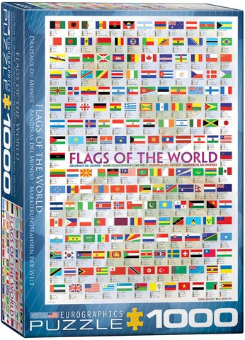 Flags of the World - 1000 pcs Puzzle