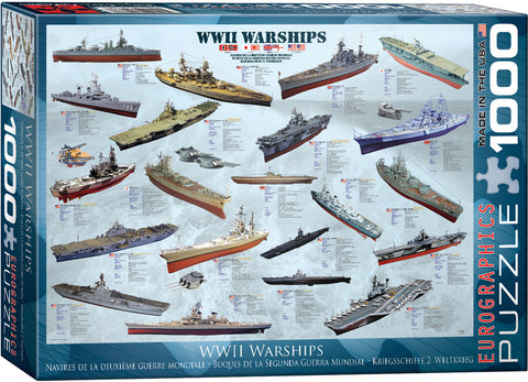 EuroGraphics WWII War Ships 1000 pcs Puzzle