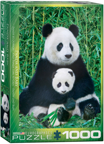 EuroGraphics Panda & Baby 1000 pcs Puzzle