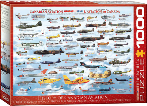 EuroGraphics History of Canadian Aviation 1000 pcs Puzzle