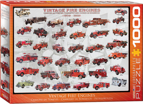 EuroGraphics Vintage Fire Engines 1000 pcs Puzzle